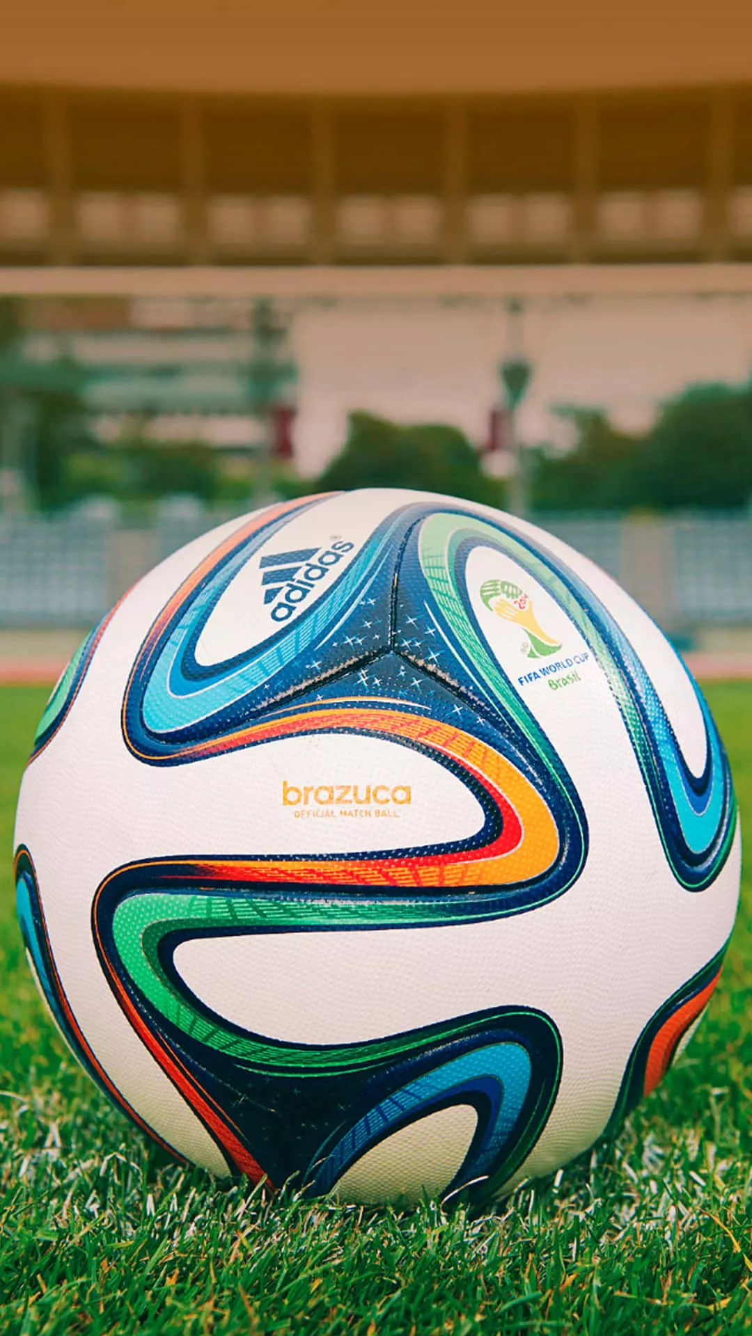 Soccer Ball On The Grass Wallpaper