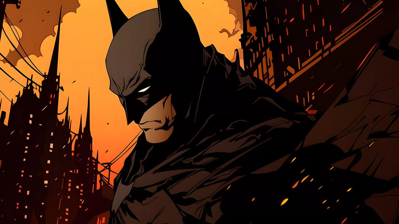 DC Comics Batman Brown Desktop