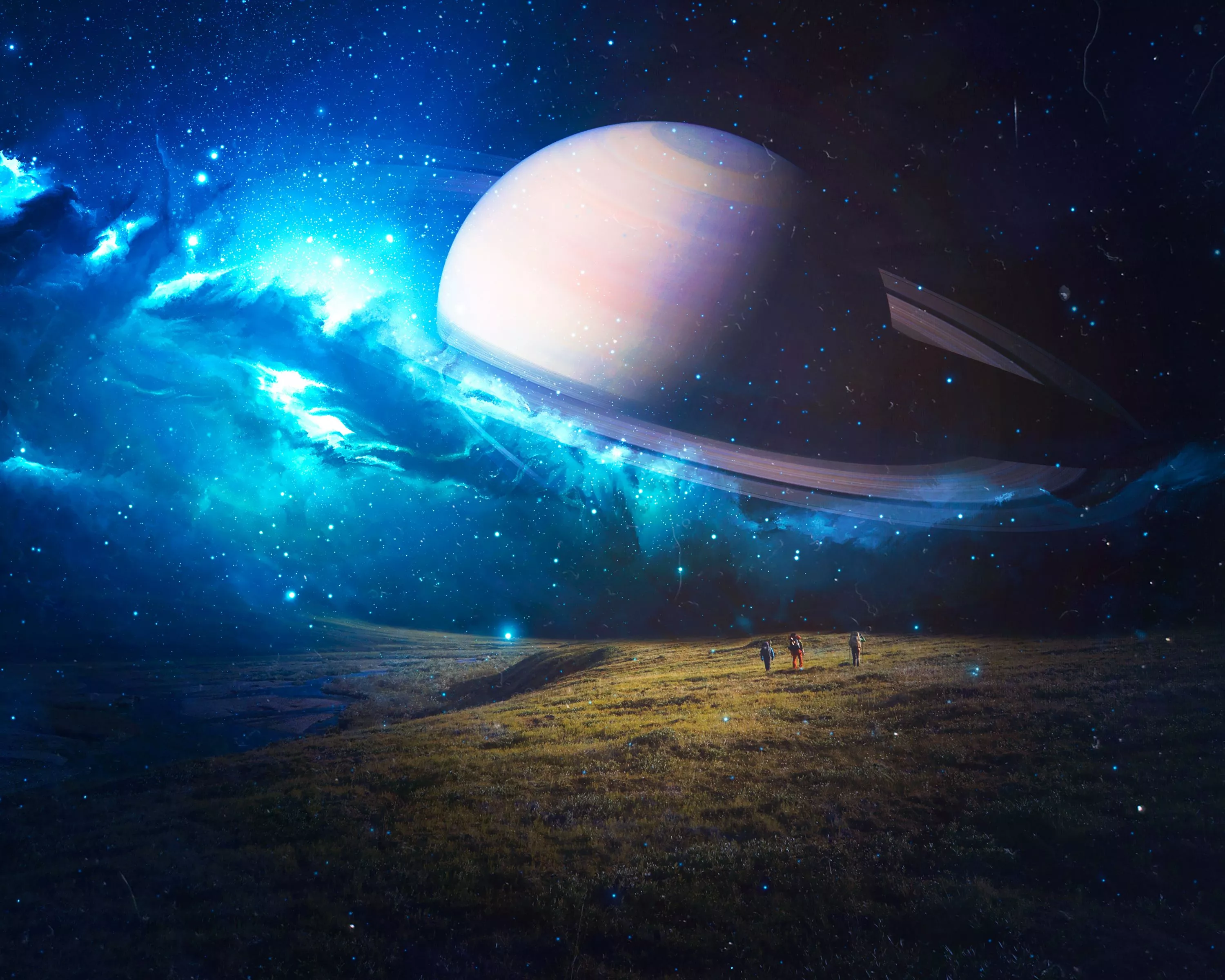 Exploring Wallpaper 4K, Saturn, Planet