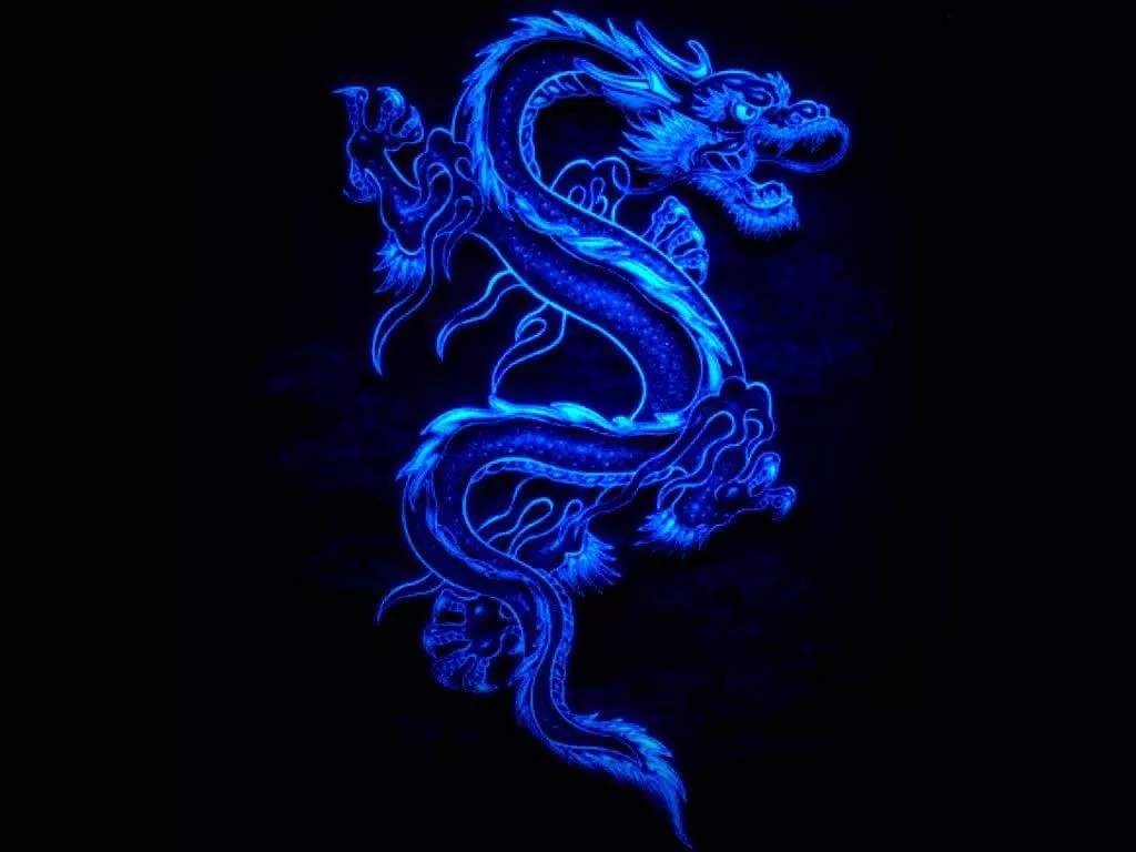 Download Japanese Dragon Art Glowing
