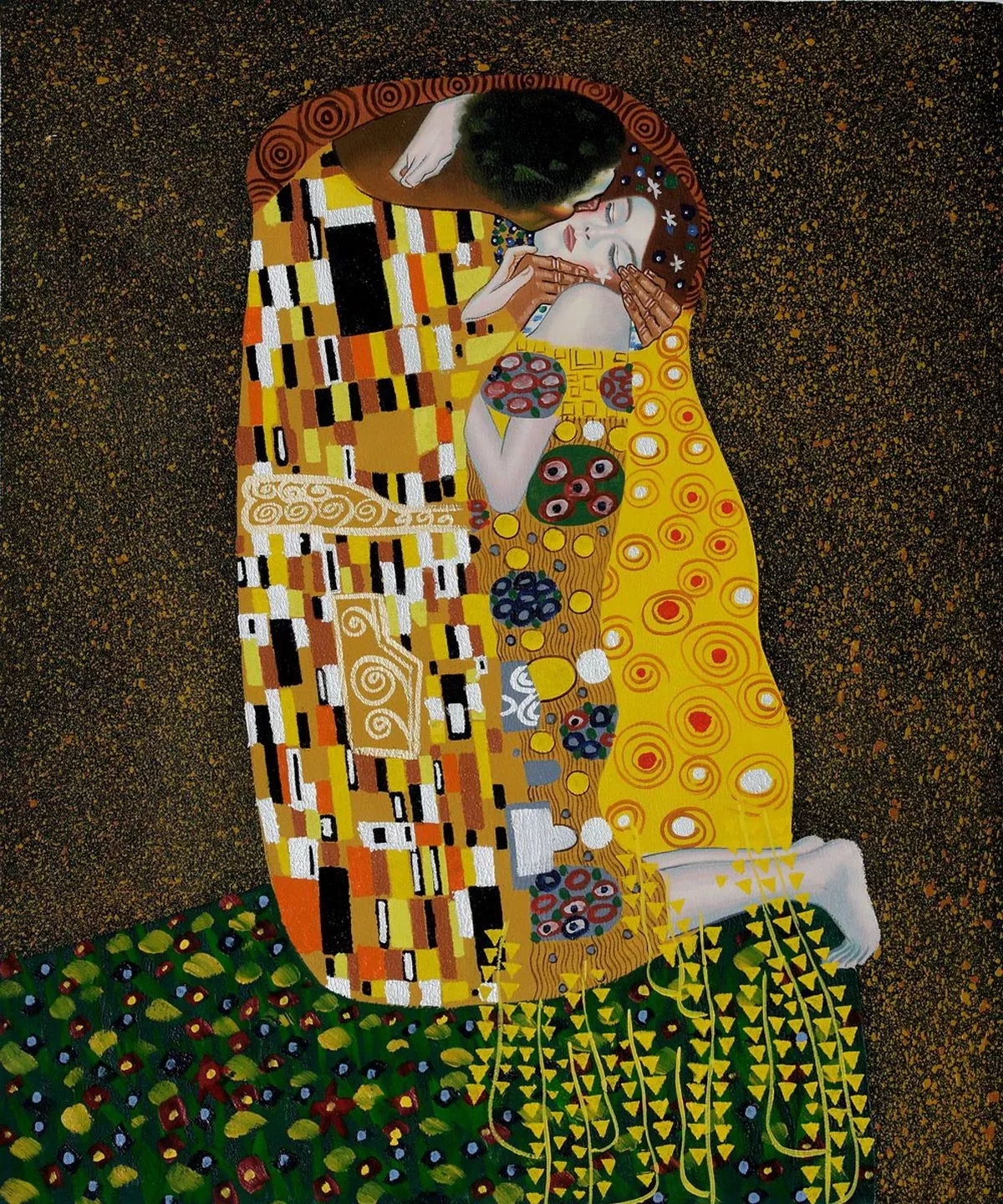 klimt inspired paintings