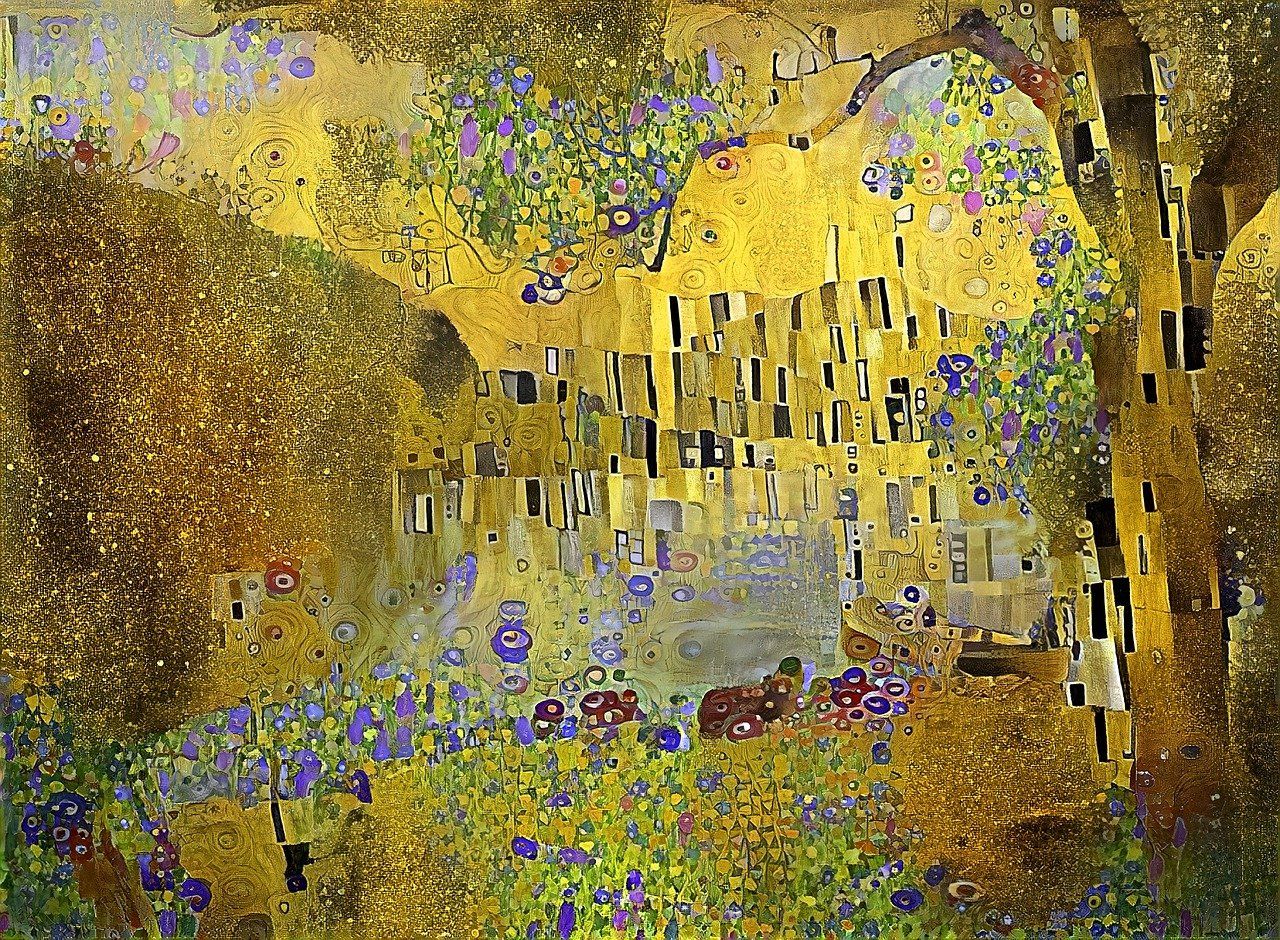 Free Klimt & Woman Image