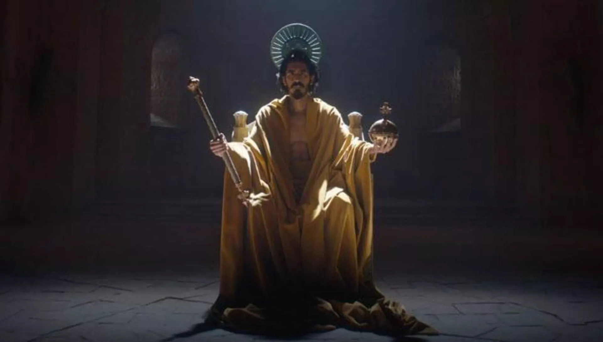 Green Knight Gawain As King Wallpaper