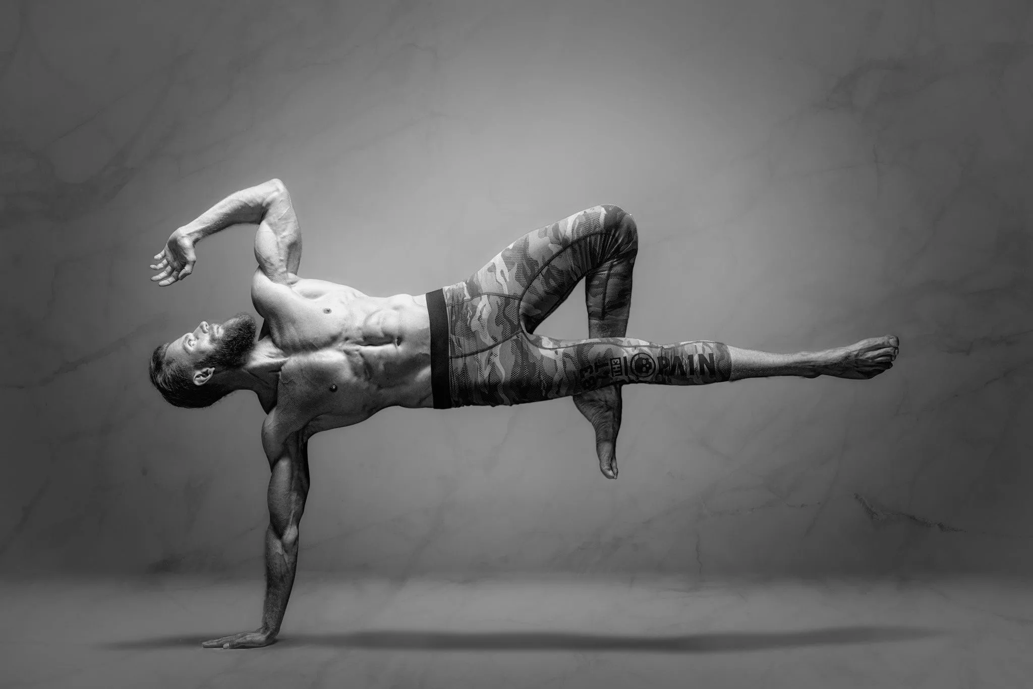 Wallpaper man, yoga, equilibrium