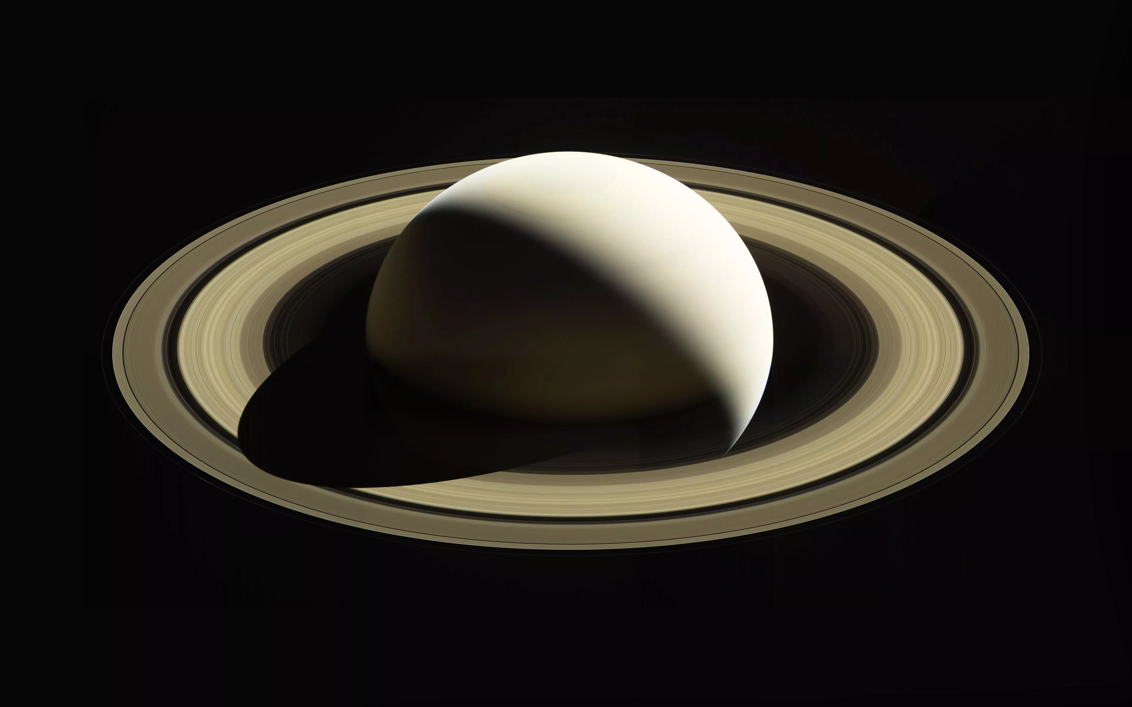 Cassini Saturn 4K Wallpaper. HD