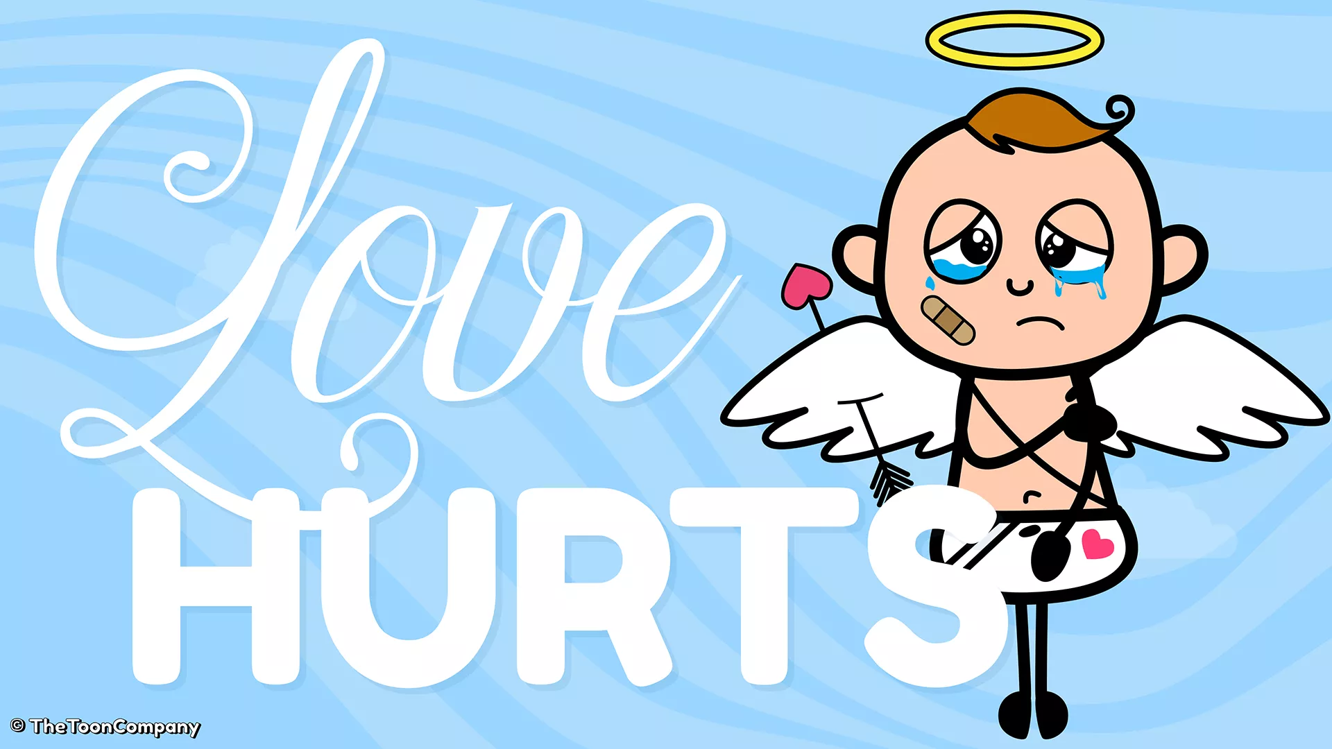 Love Hurts Sad Cupid Valentine