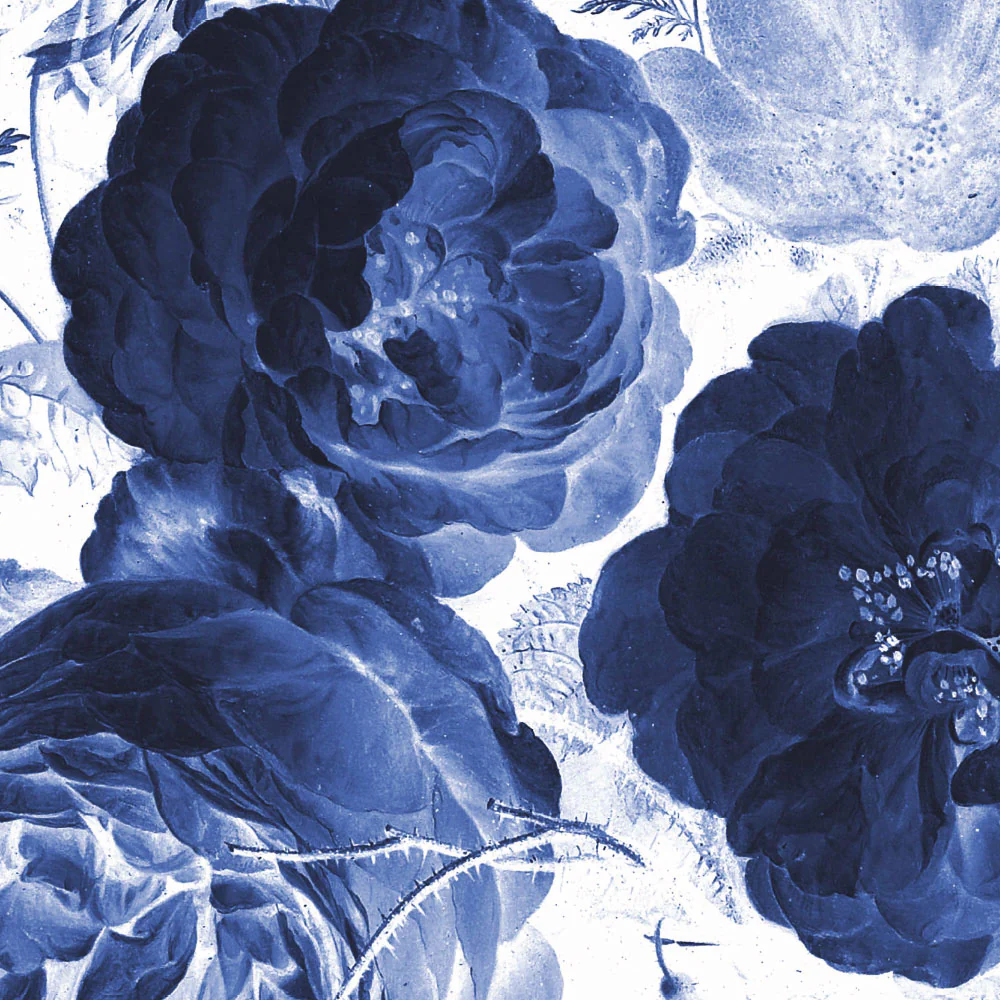 Shop Royal Blue Flowers 001 Wallpaper