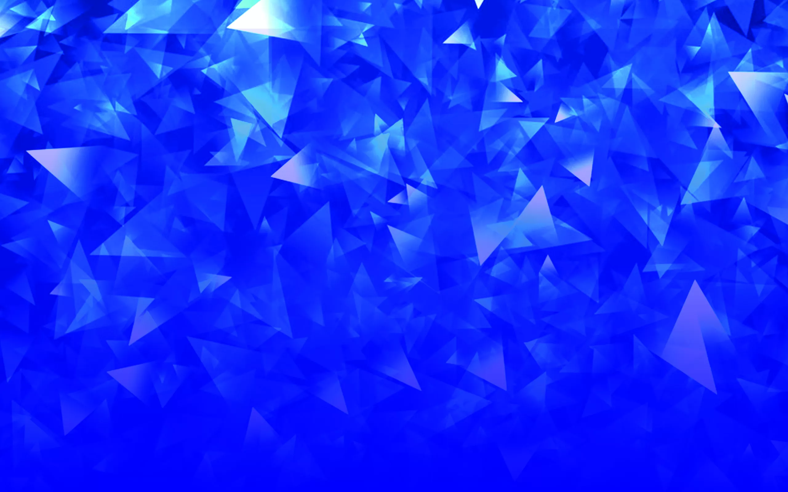 Sharp Royal Blue Crystal Background