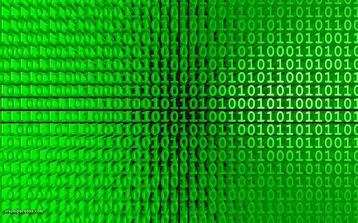 3D Wallpaper 'Binary' 1440x900 Wide Screen