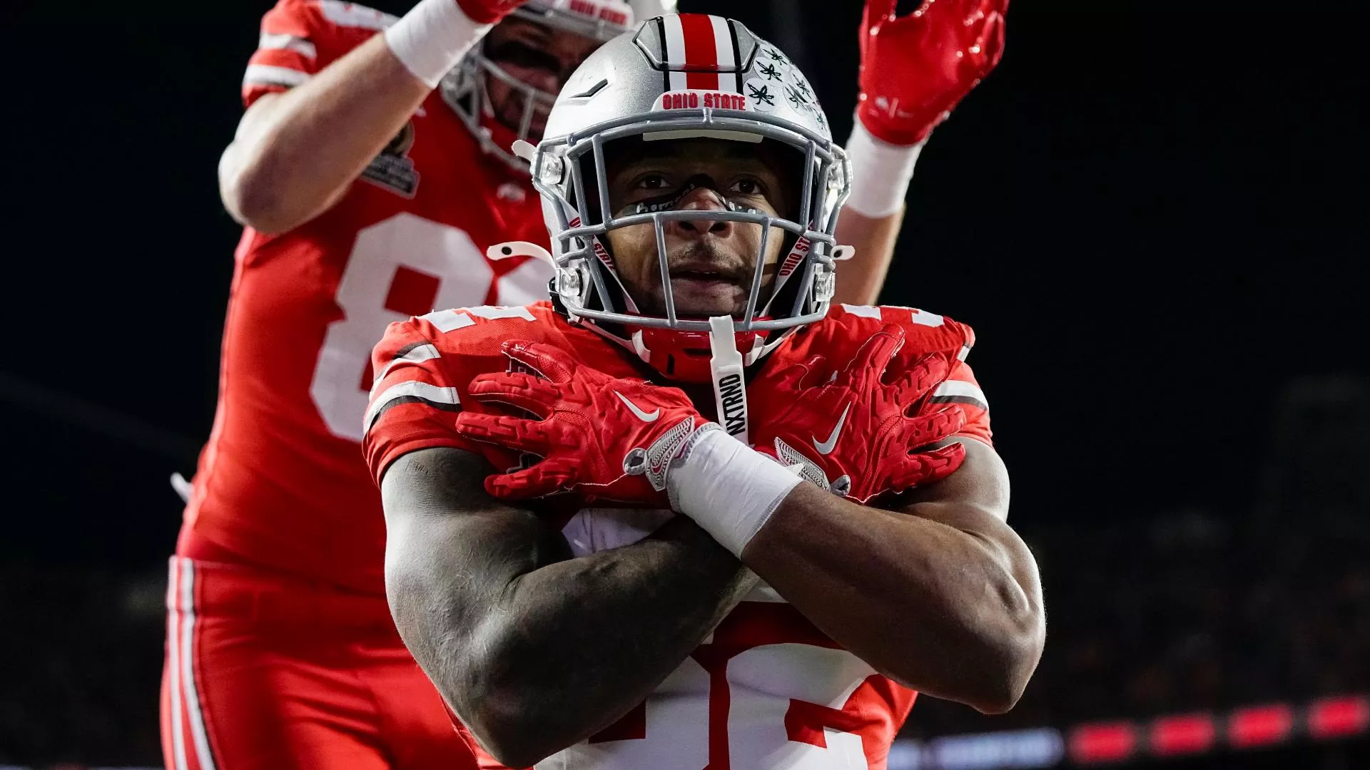 TreVeyon Henderson's TD runs the score