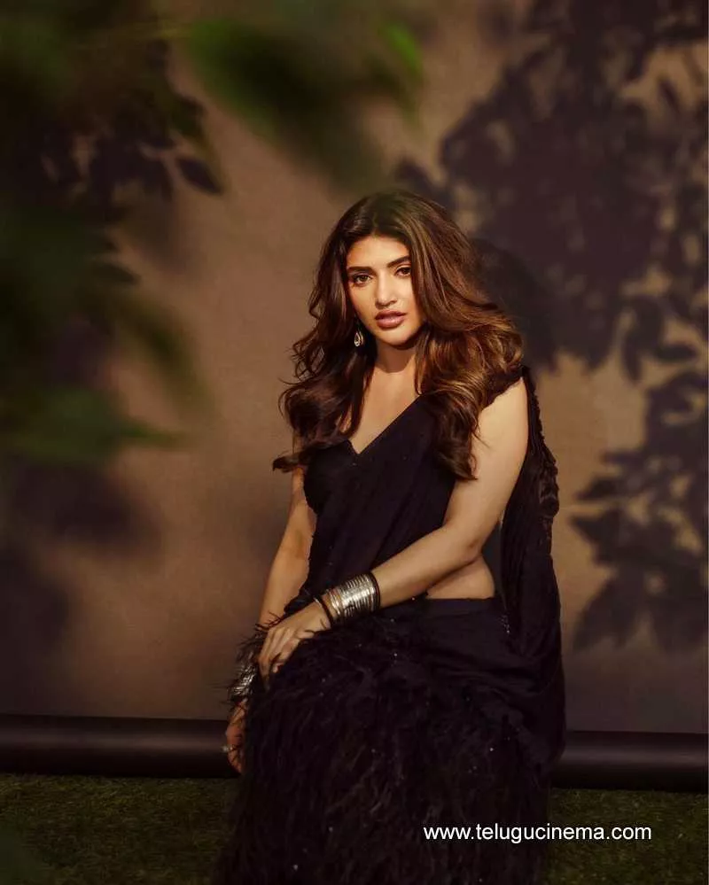 Sreeleela in a black Saree