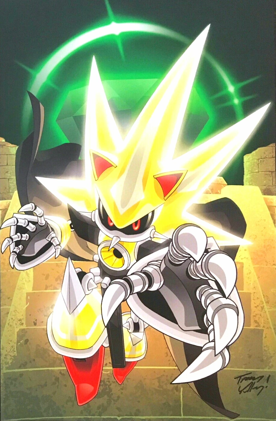 Super Neo Metal Sonic. Sonic Wiki Zone