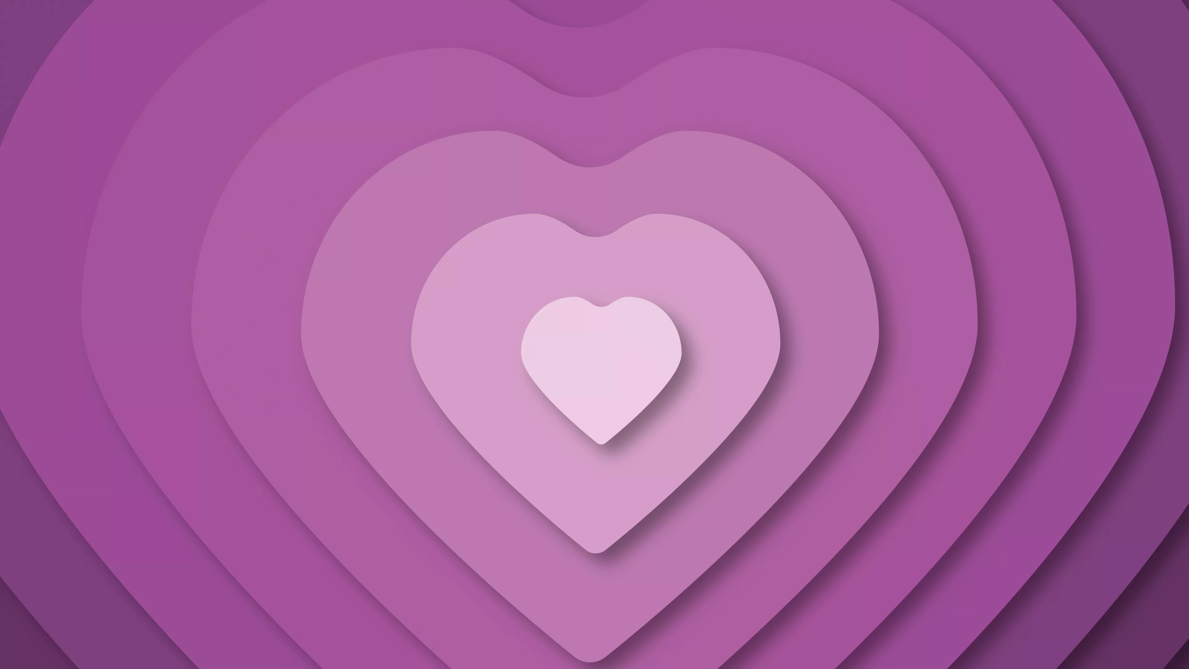 Love hearts Wallpaper 4K, Heart Background