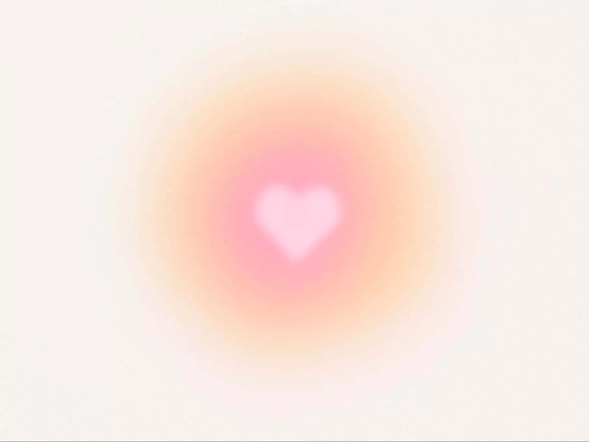 Heart Aura Laptop Wallpaper