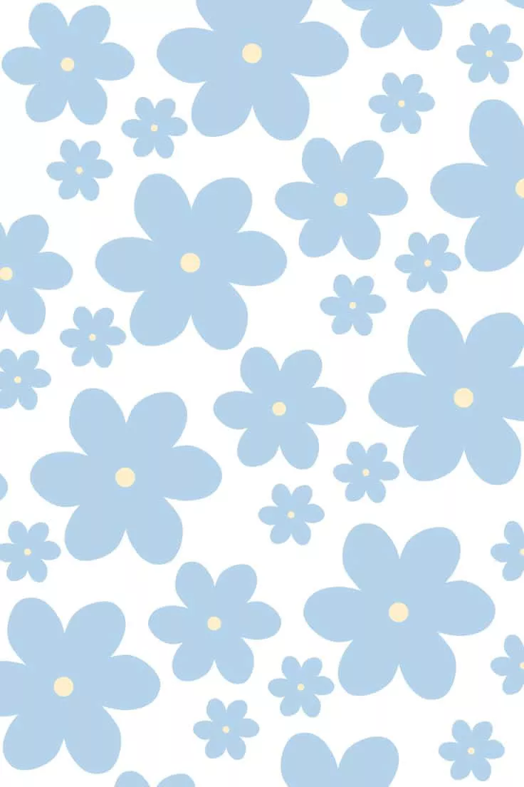 Light Blue Preppy Wallpaper