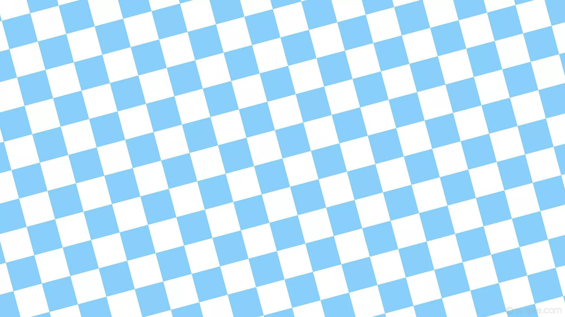 The Calm Tones Of Baby Blue Checkered