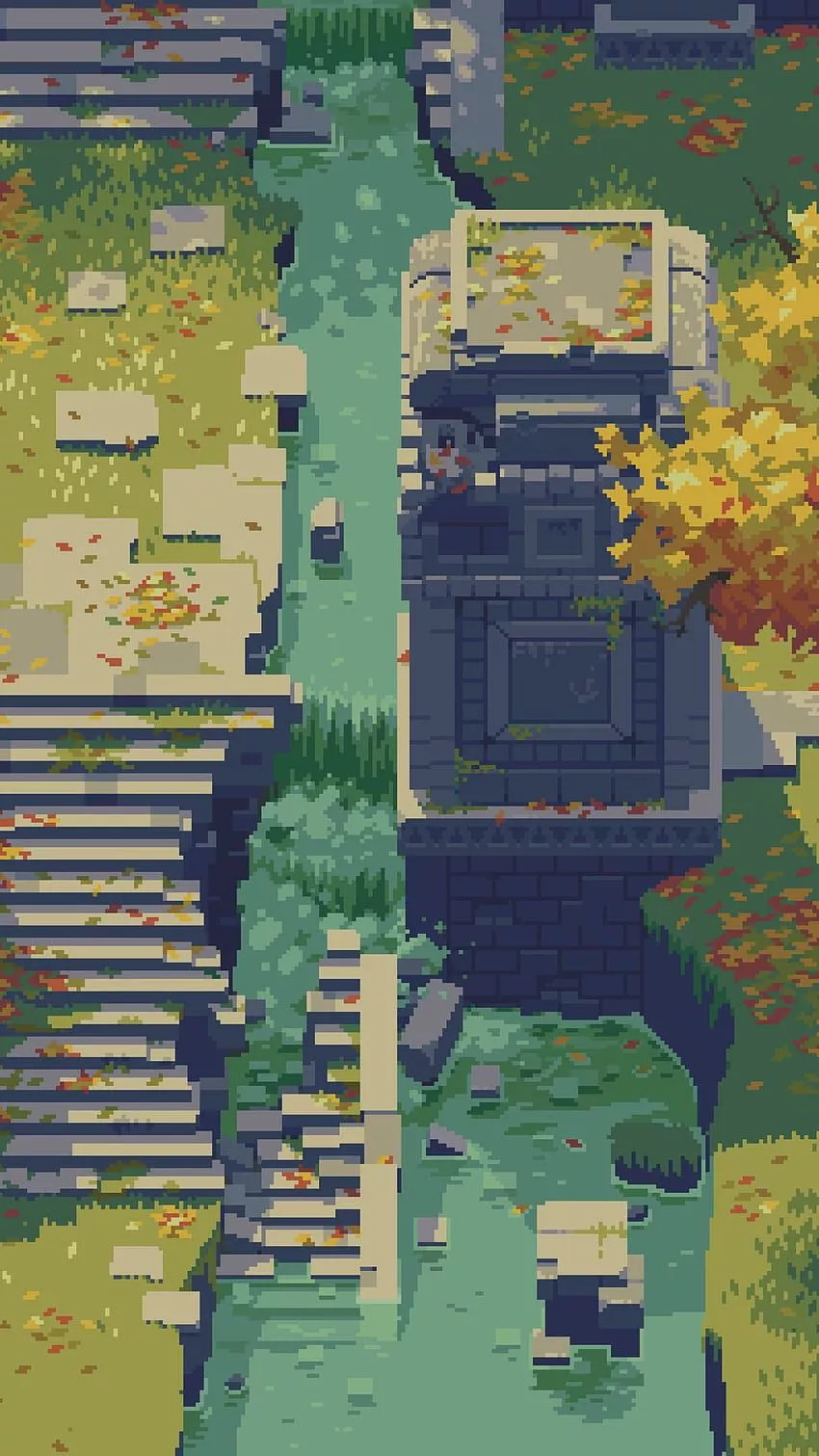 Pixel Art Green HD phone wallpaper