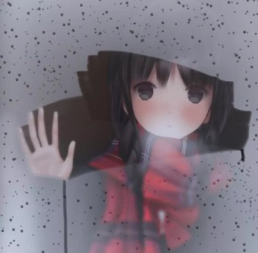 Aesthetic Sad Anime Girl In The Window