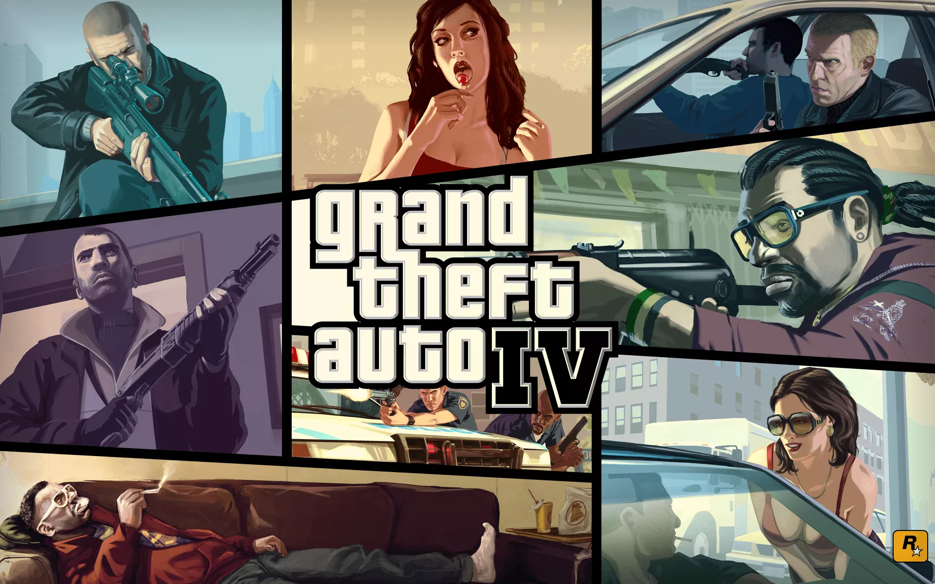Epic Grand Theft Auto IV HD Wallpaper