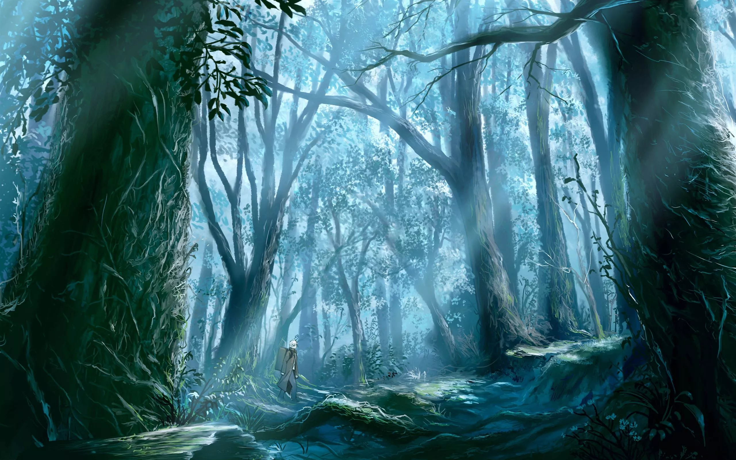 Animated cartoon MacBook Air Wallpaper