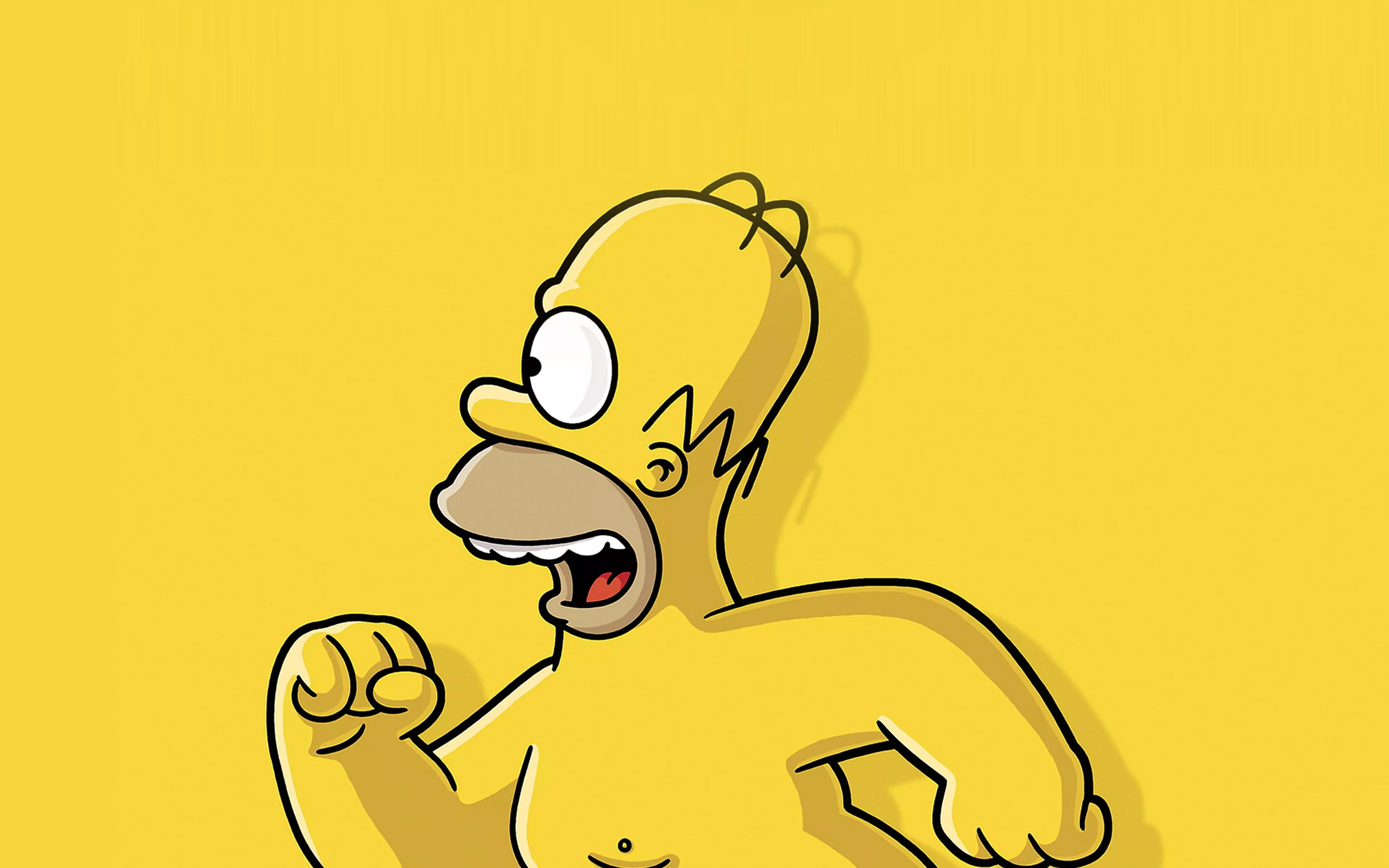 Wallpaper Catch Homer If You Can