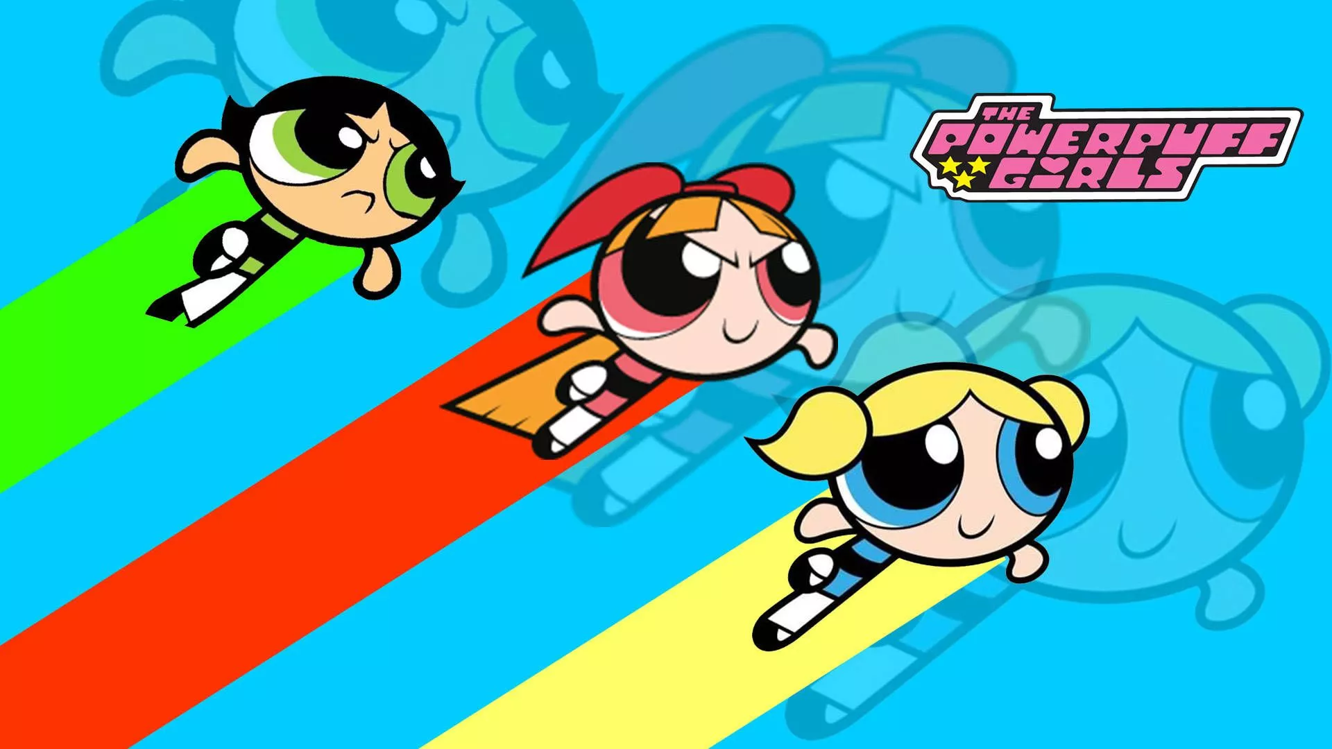 Powerpuff Girls Cartoon Poster