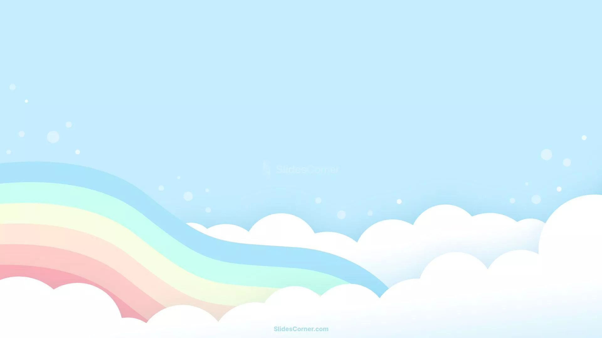 Baby Blue Pastel PowerPoint Background