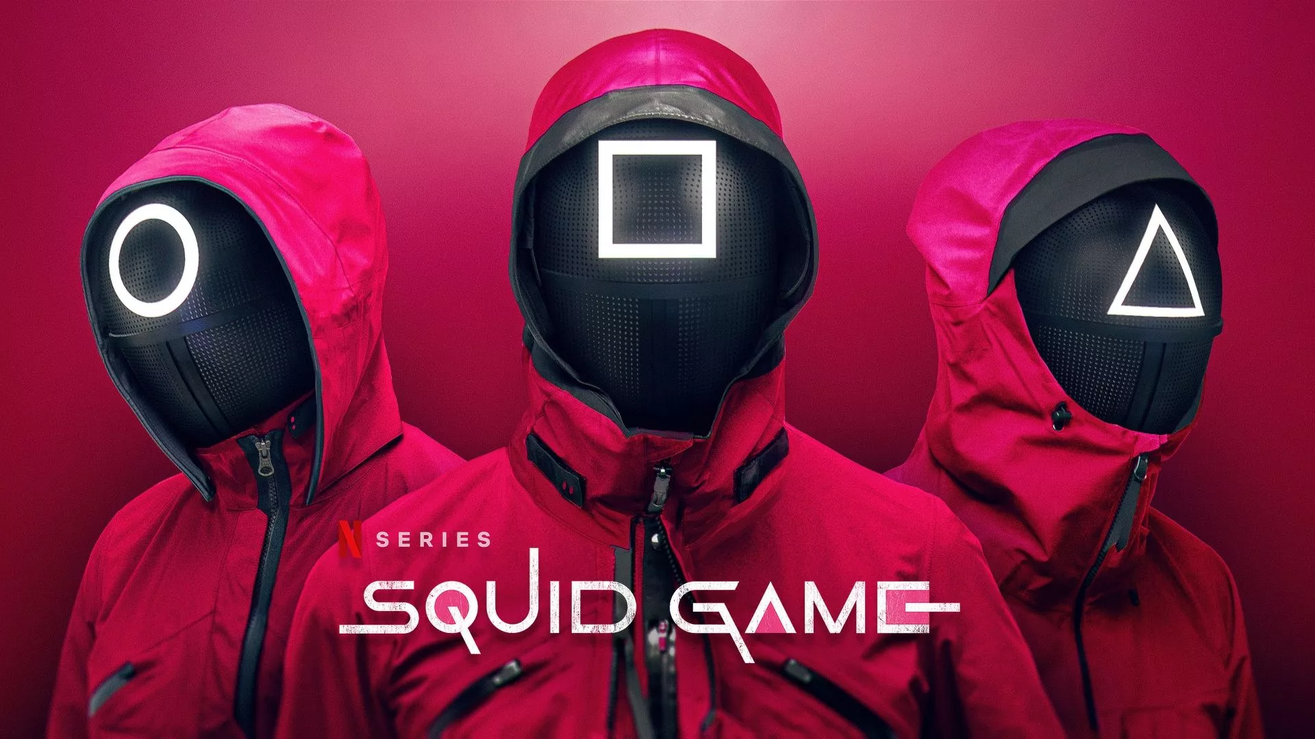 Squid Game Wallpaper 4K, Guards