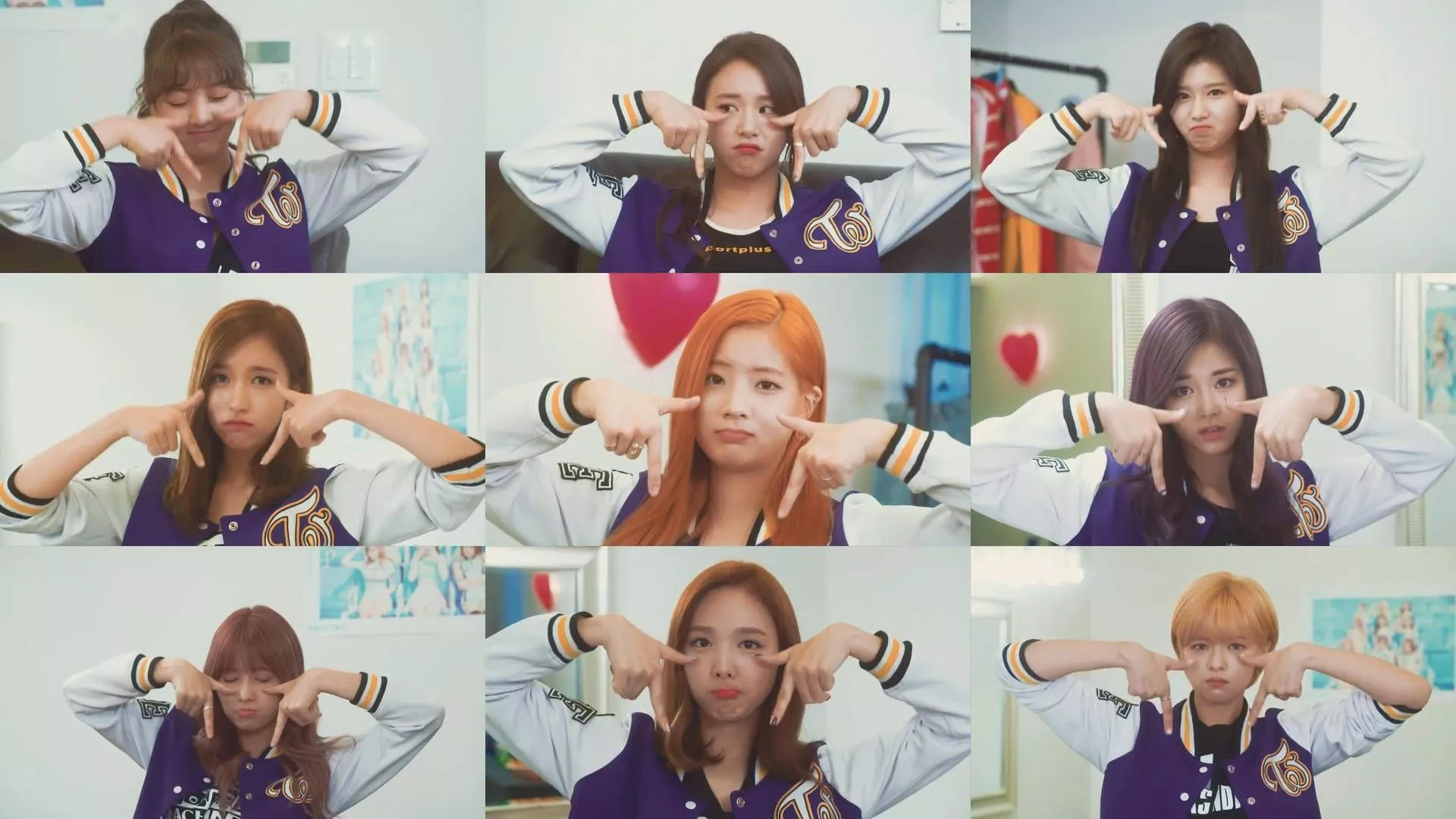 Twice 4k Tt Texting Emoticon Collage