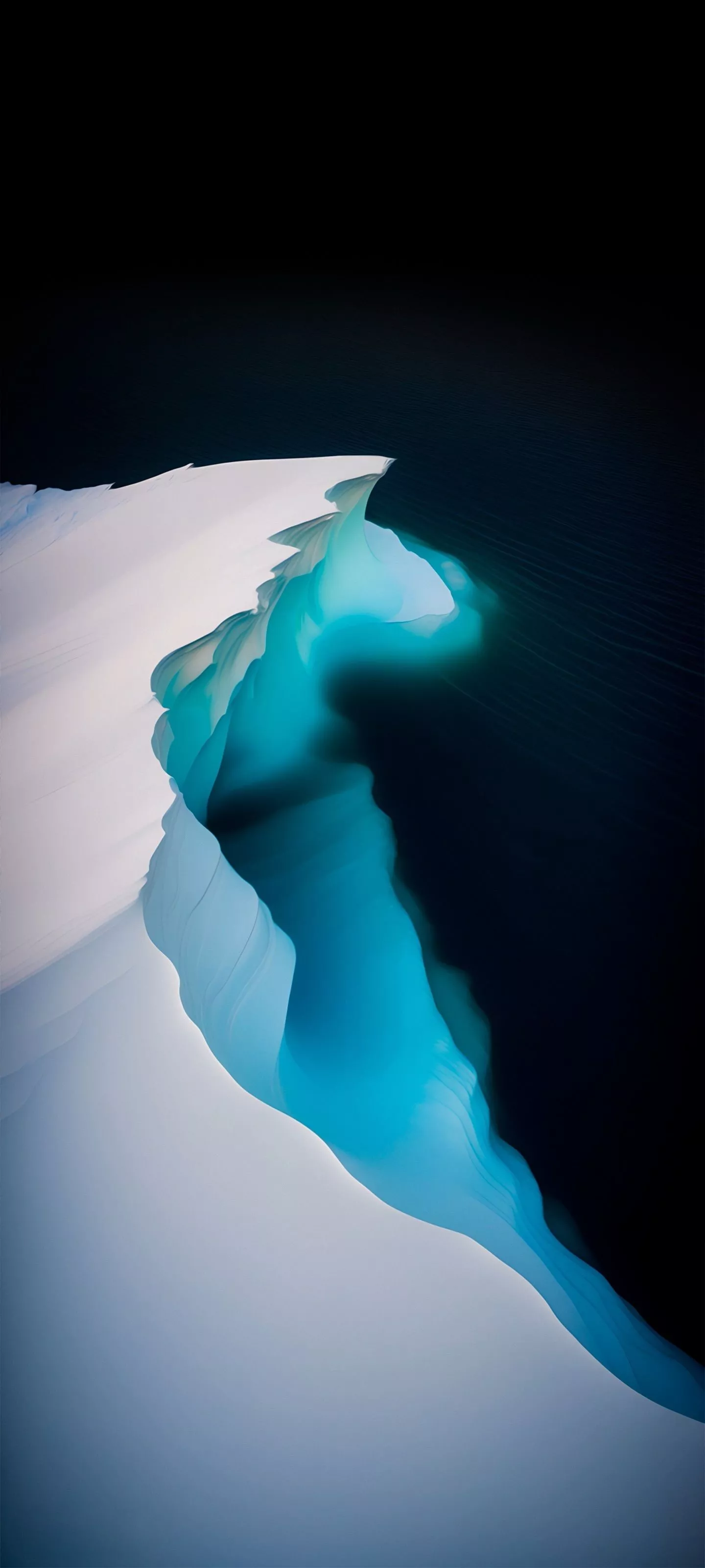 Free HD Black Ocean Wallpaper