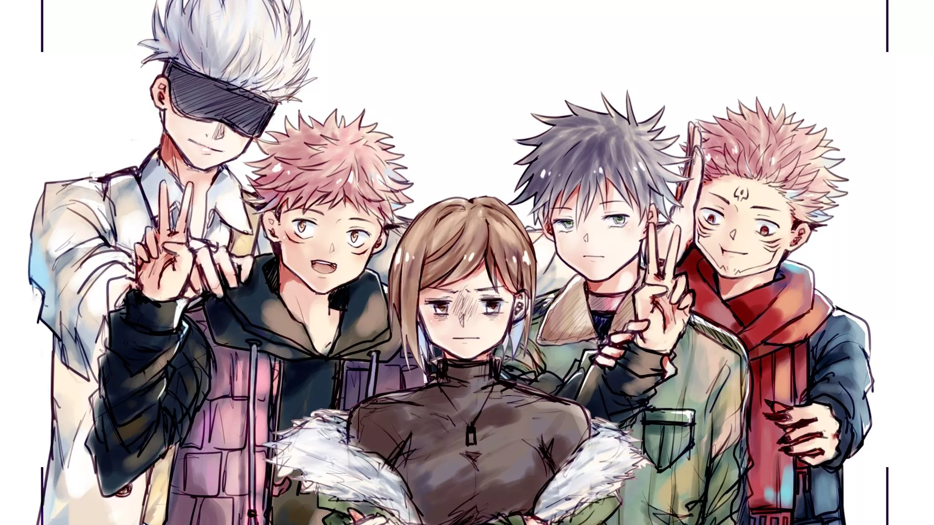 Brown Eyes Brown Hair Girl Jujutsu