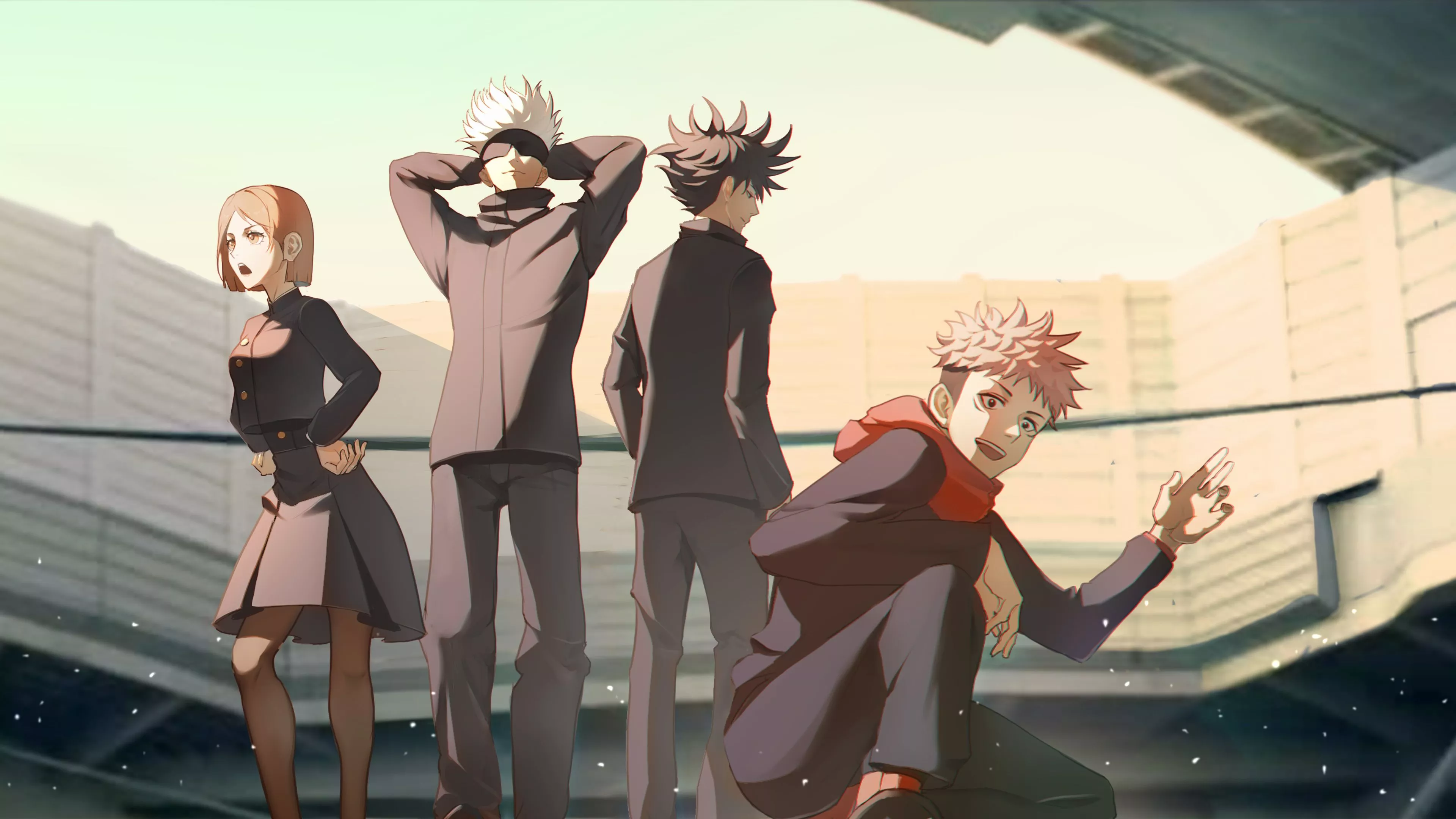 Yuji Itadori Satoru Gojo Megumi