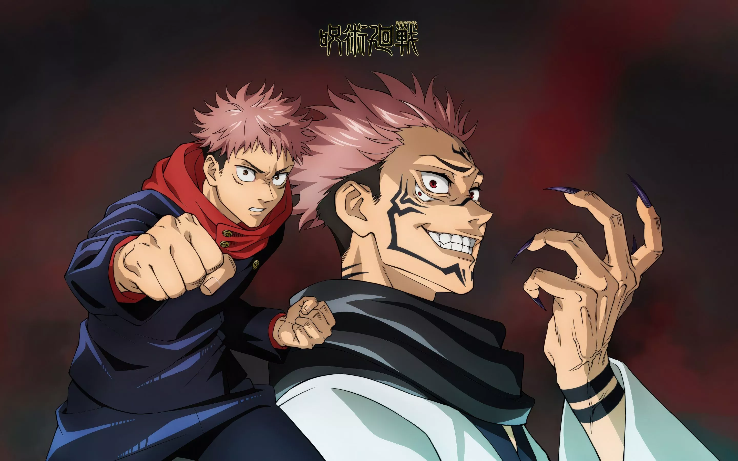 Yuji & Sukuna in JJK 5K Wallpaper