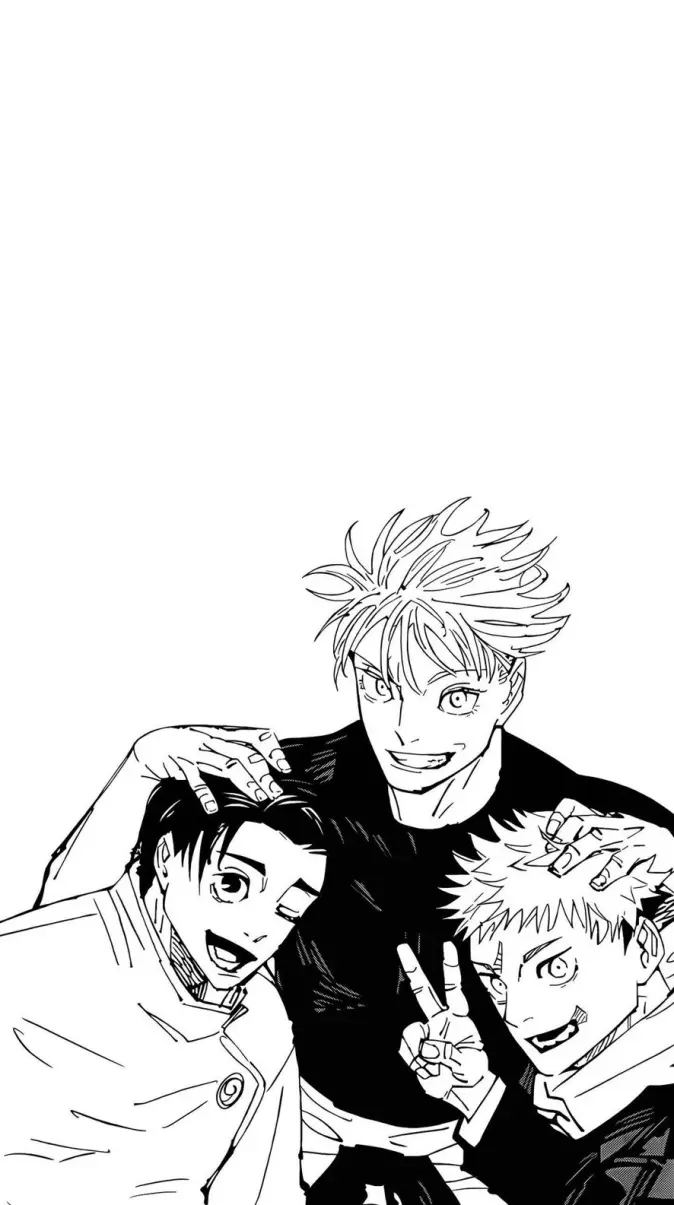 Gojo, Yuta and Yuji wallpaper