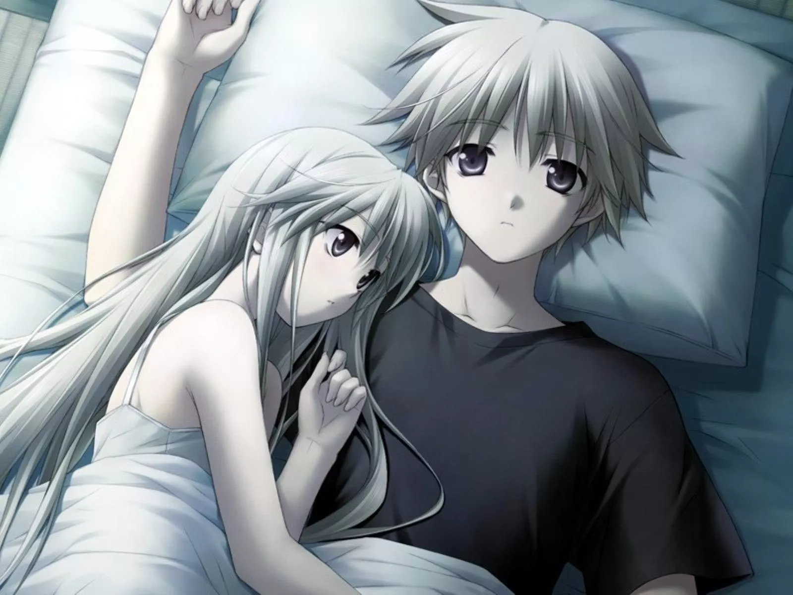 anime, couple, love Wallpaper, HD Anime