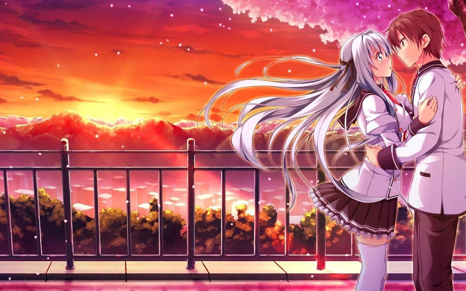 Download Beautiful Sunset Romance Anime