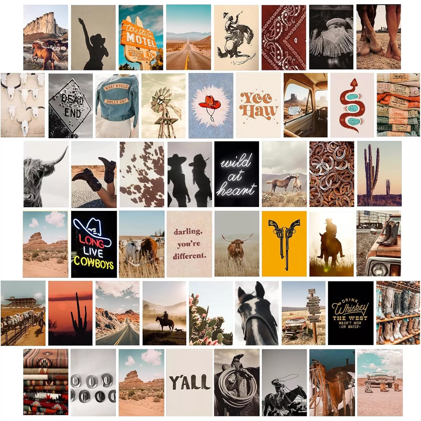 KOSKIMER Western Wall Collage Kit