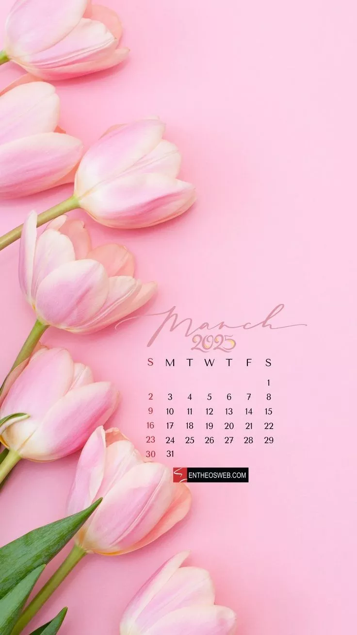 March 2025 Phone Wallpaper