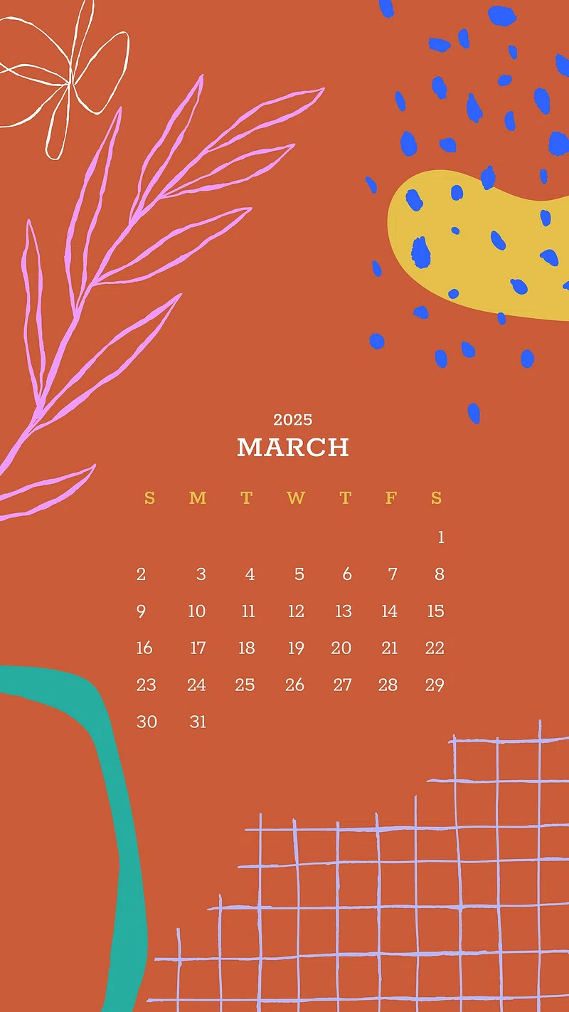 March 2022 Calendar Wallpaper Image