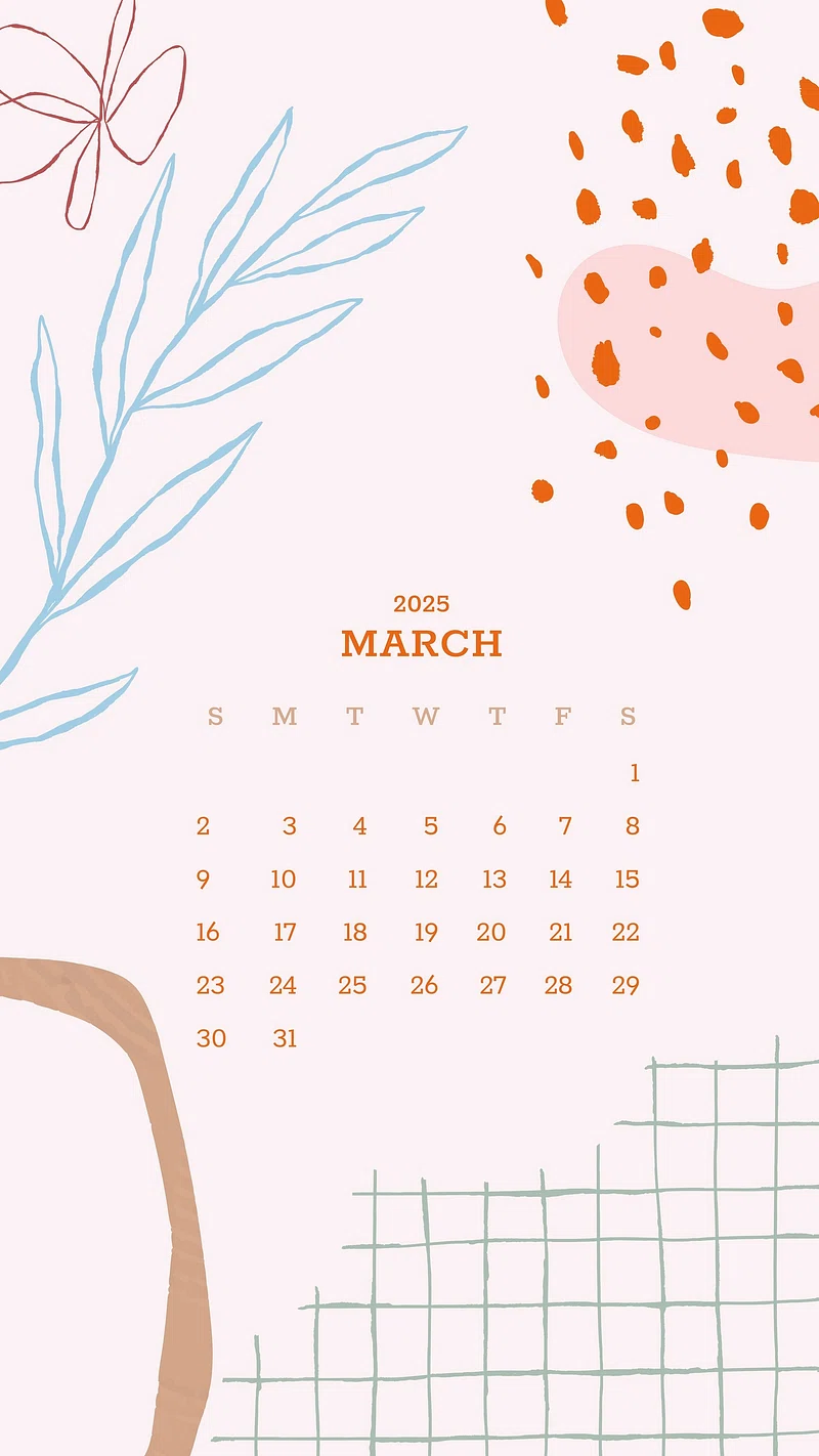 March 2022 Calendar Wallpaper Image