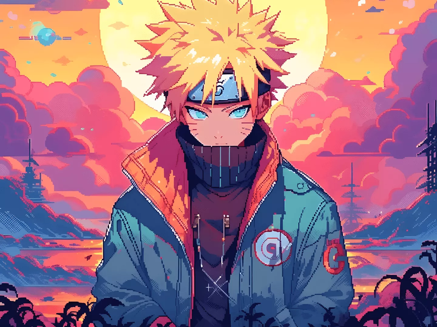 Naruto Pixel +puzzle