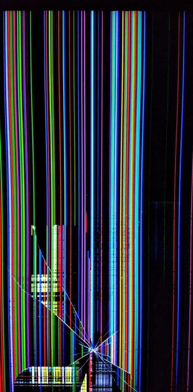 Broken screen wallpaper