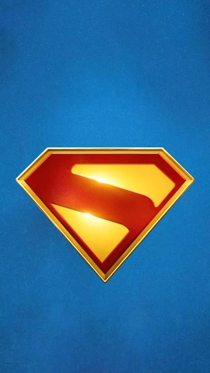 Superman Movie Poster New Logo (Wallpaper)