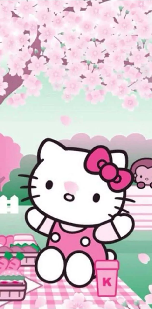 Download Hello Kitty Sakura Sanrio PFP