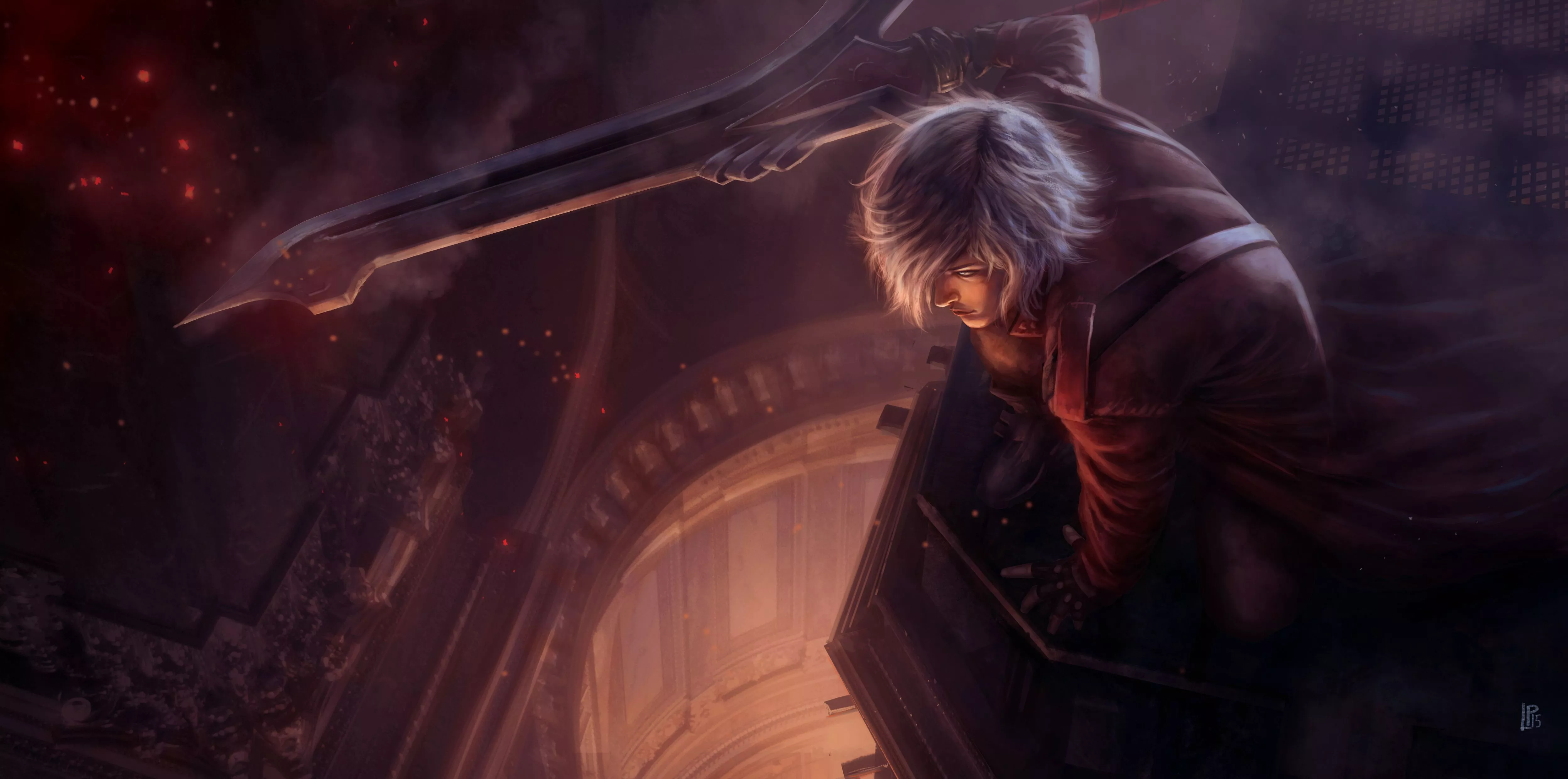 devil may cry, dante, art Wallpaper, HD