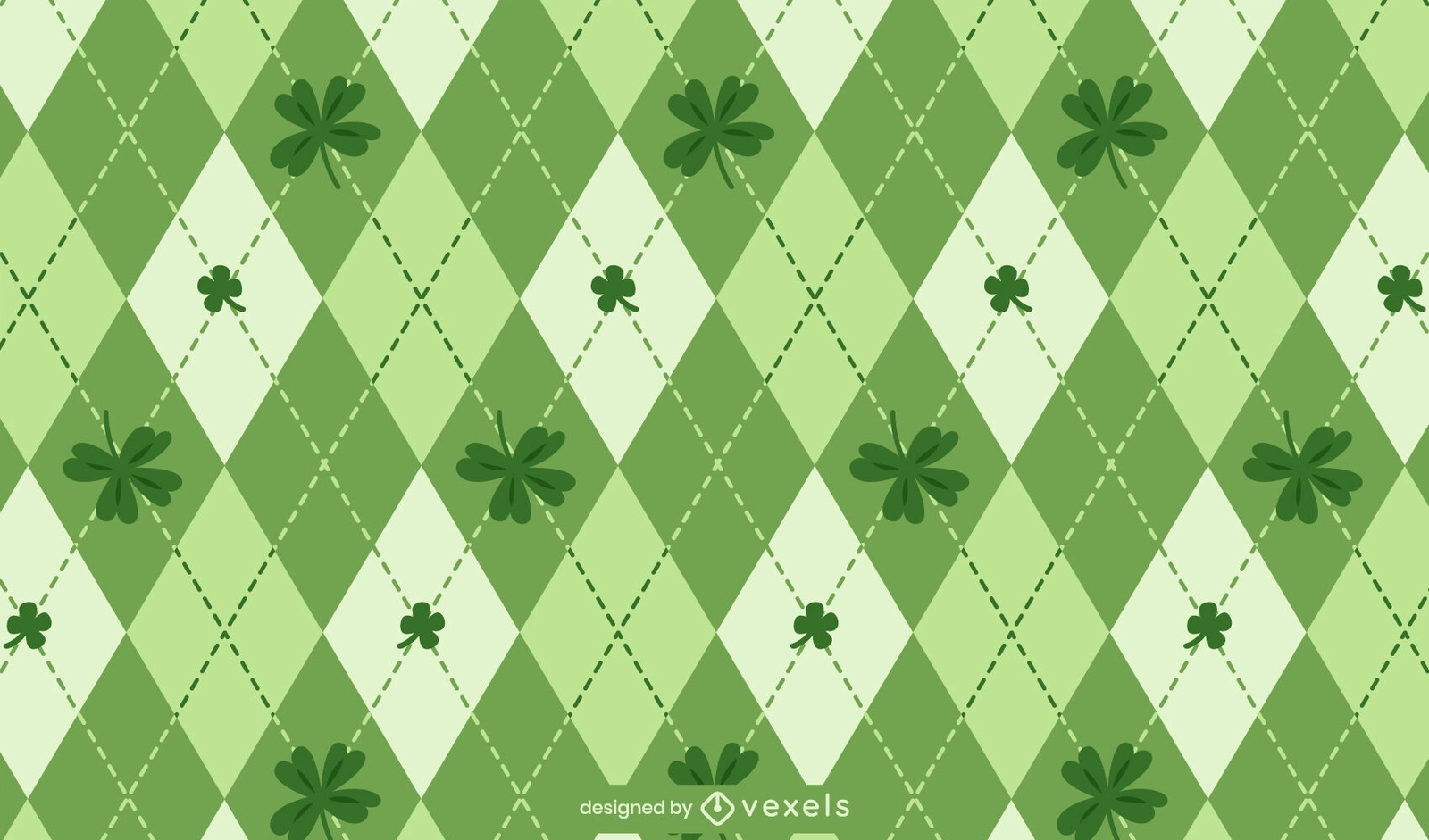 St Patricks Irish Plaid Pattern Design
