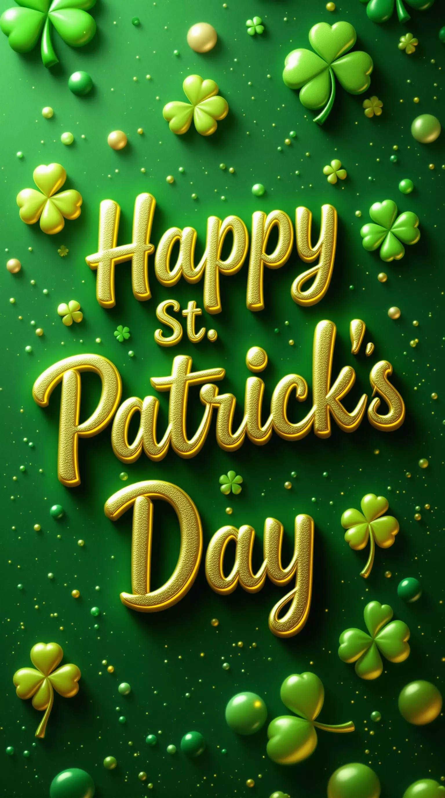 Beautiful 3D st. patricks day wallpaper