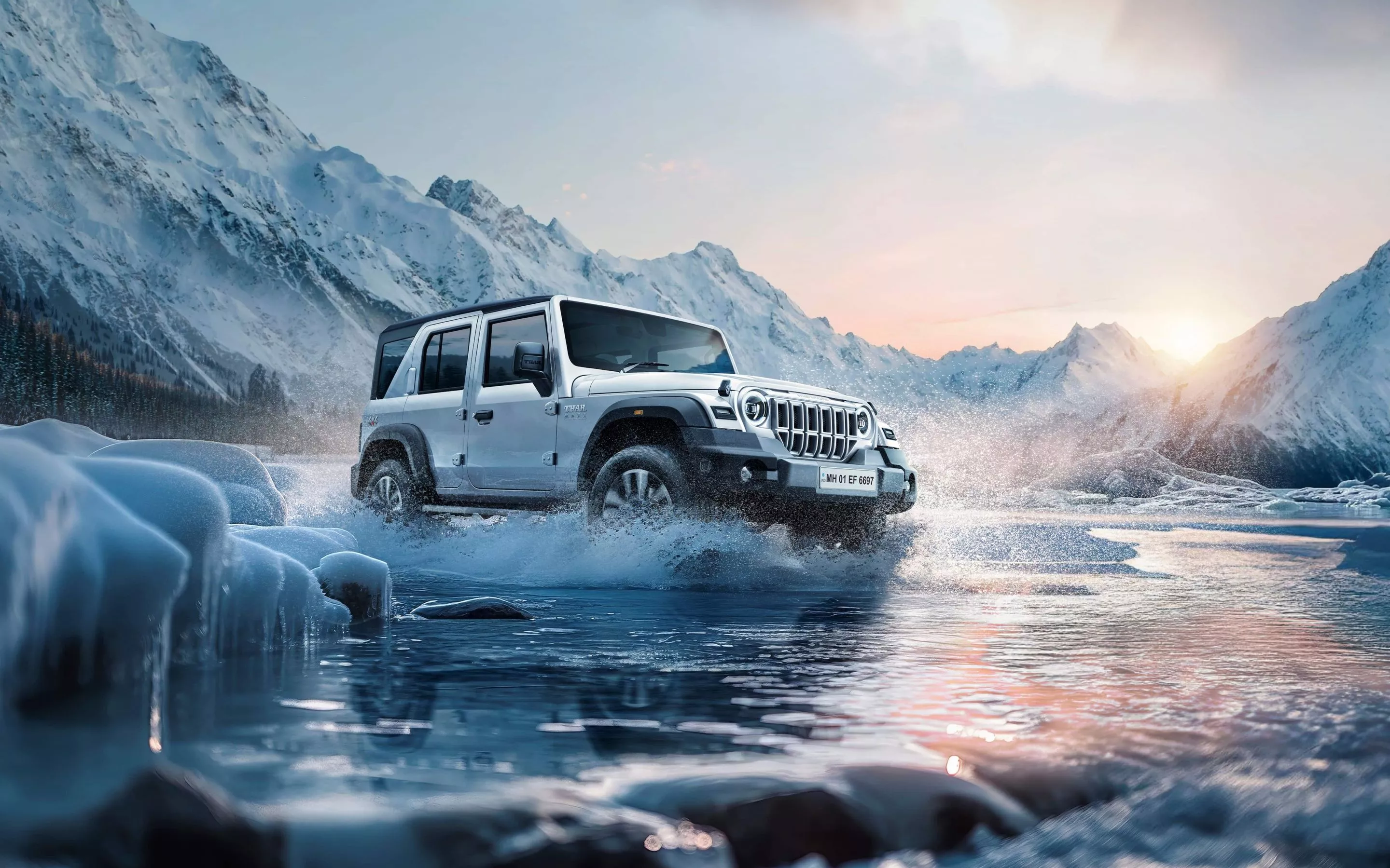 Mahindra Thar Roxx Wallpaper 4K, Off