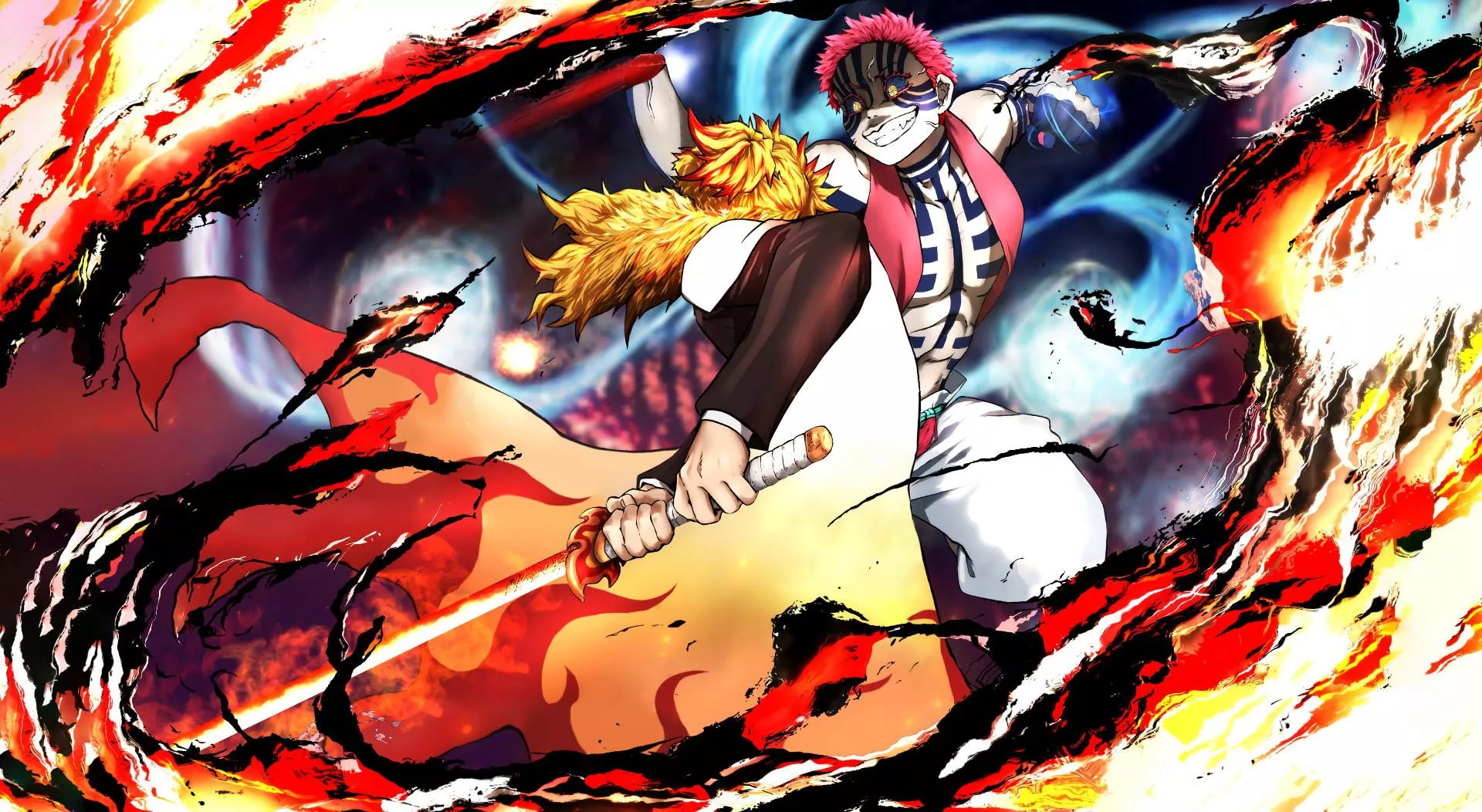 Download free Demon Slayer Akaza Battle