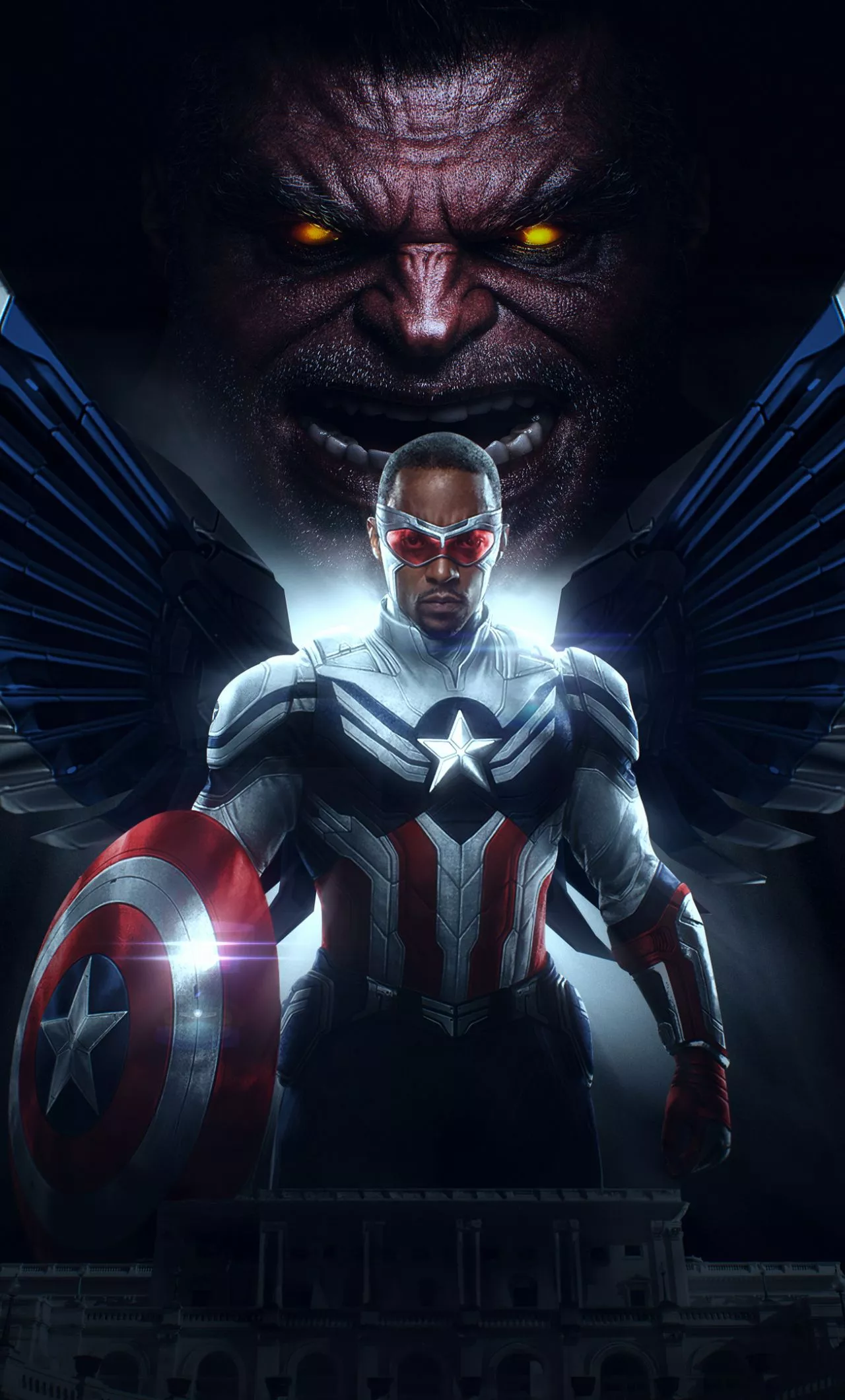 wallpaper 1280x2120 captain america